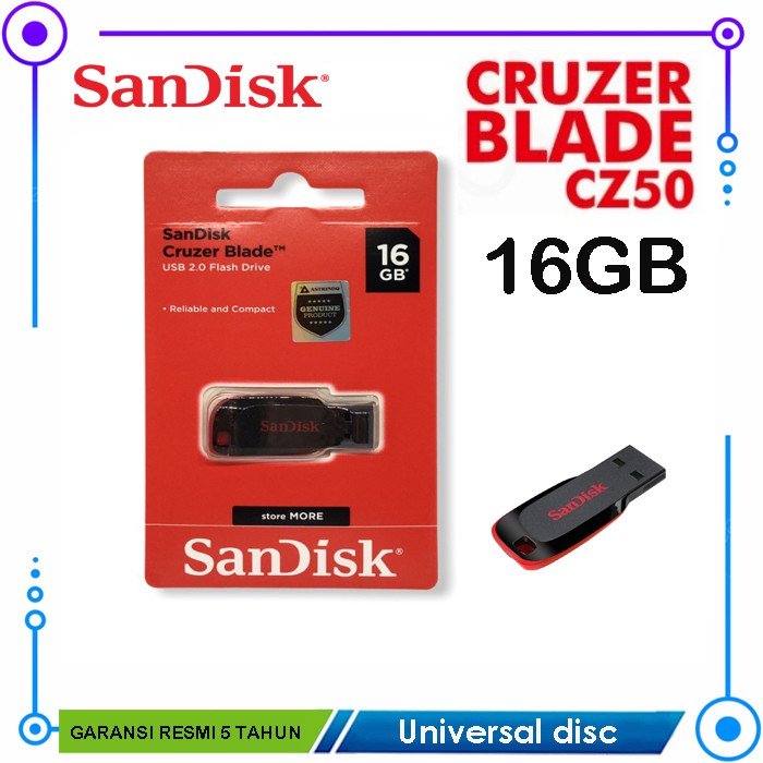 Flashdisk Sandisk 16GB Cruzer Blade