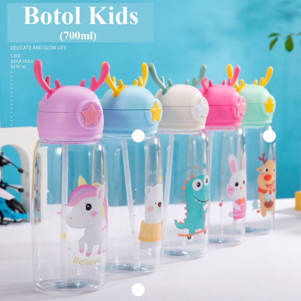 Botol Minum Anak 700mL - Botol Kids Viral 700 ML BPA FREE