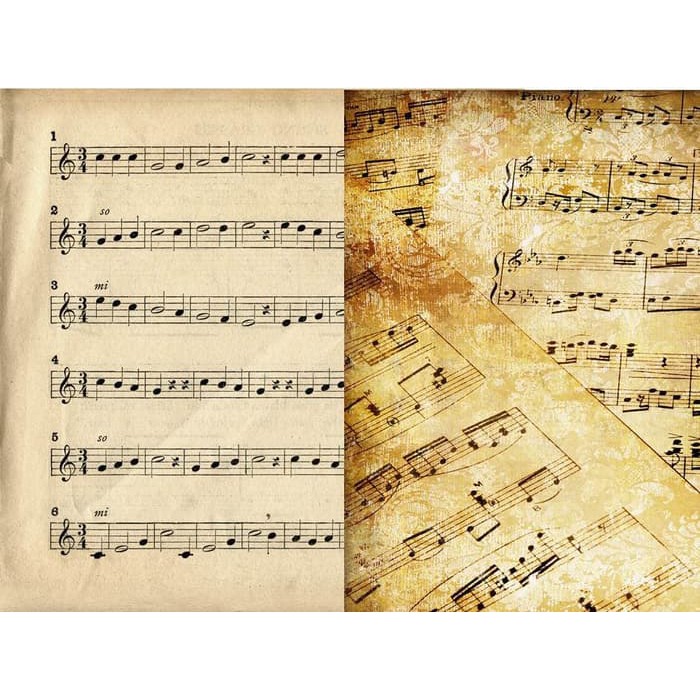 Kertas Scrapbook - Notes Background_FFH Design