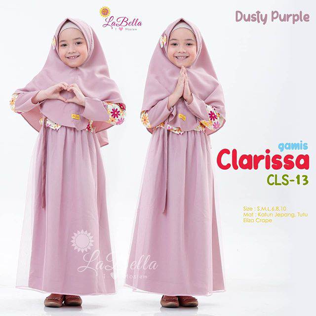 Gamis anak Labella / hanbok / dusty purple