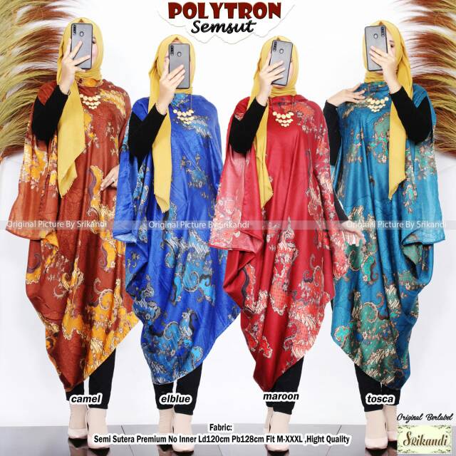 Pusat Grosir Polytron Semisutra Outer Tunik Batik By Srikandi W66Bqbc0abB1A