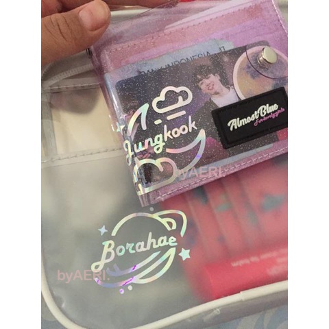 [CUSTOM] ICON HOLOGRAM STICKER (bebas request nama sendiri, KPOP, western DLL min. 2pcs)