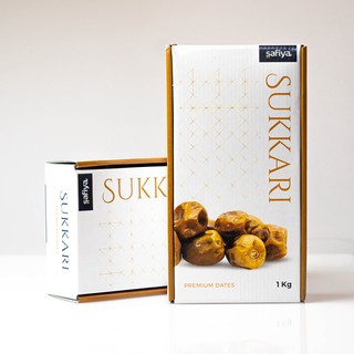 

Kurma Sukari 1kg/ Kurma Sukkari Basah AlQasim/ Kurma Ruthab/ Kurma Raja 1 kg Basah Lembut Premium