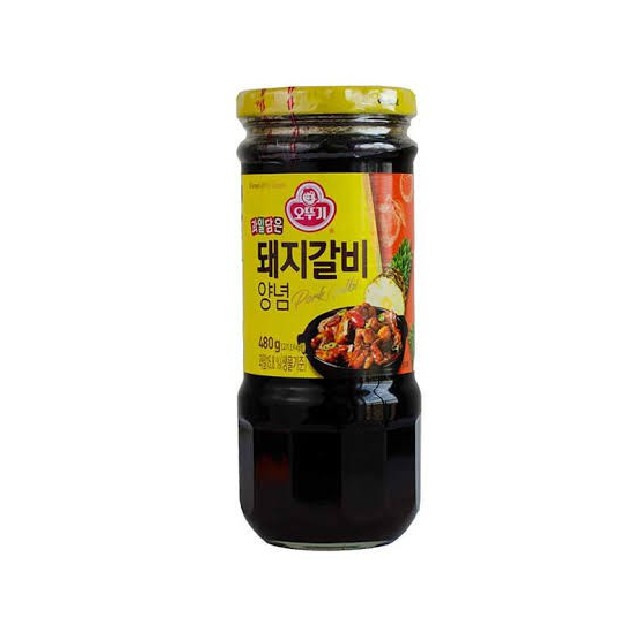 Saus Korean BBQ Ottogi Pork Galbi Marinade Sauce 480 Gram