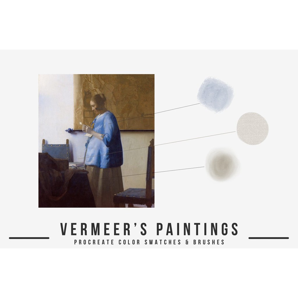 Procreate Brush - Vermeer's Art