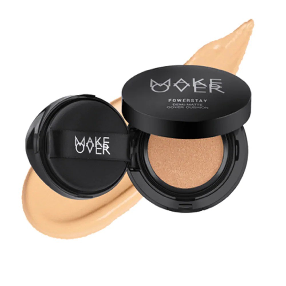 MAKE OVER Powerstay Demi Matte Cover Cushion | Makeover Cushion Bedak Foundation by AILIN