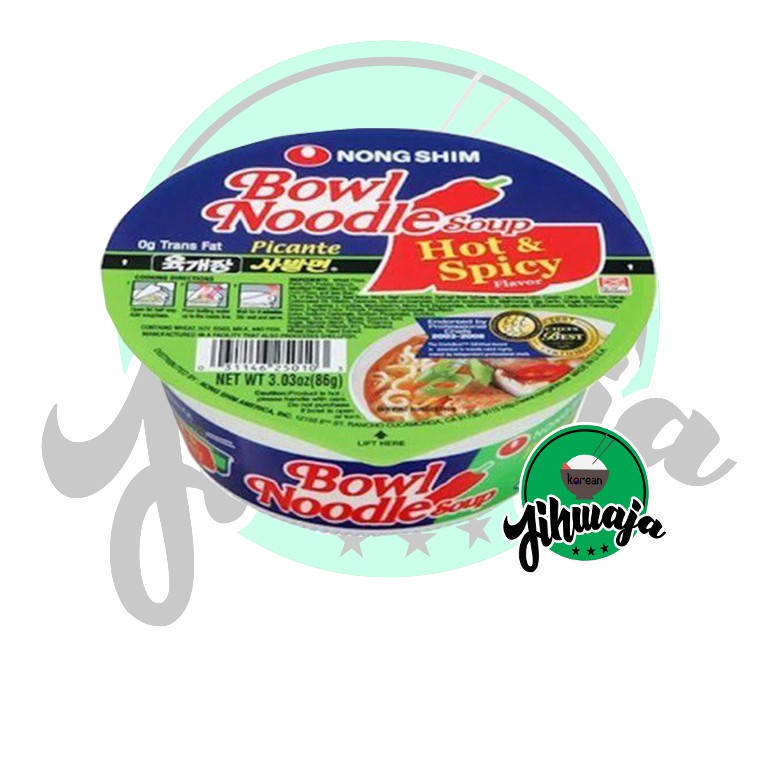 

Nongshim Bowl Noodles Hot Spicy Made In korea