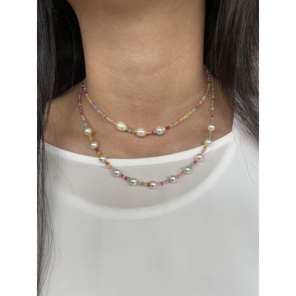 Alice kalung Beads dua layer