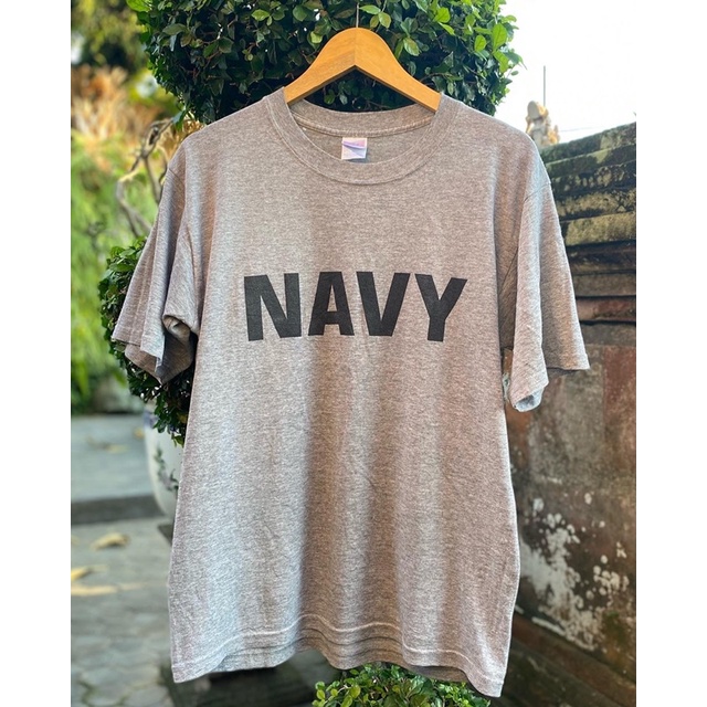 [US NAVY] VINTAGE SOFFE SHIRT NAVY CORPS FITNESS UNIFORM