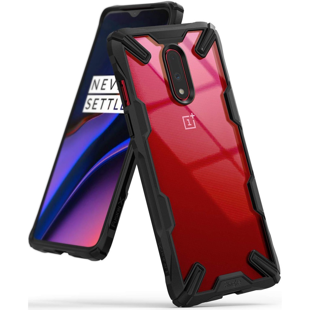 Ringke fusion x casing for Oneplus 7 - BLACK