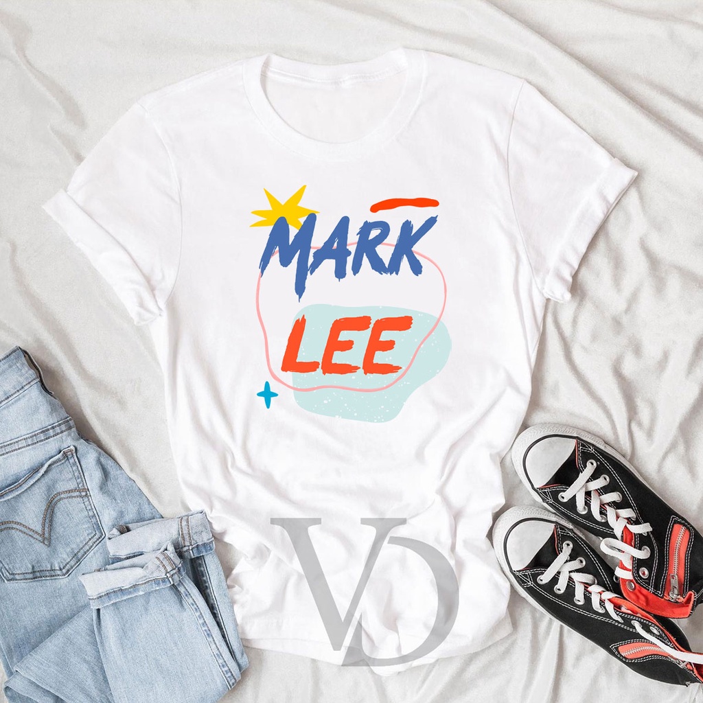 BISA CUSTOM FOTO BAJU MARK LEE NCT DREAM NCT127 / KAOS WANITA PRIA LENGAN PENDEK / BAJU KOREA