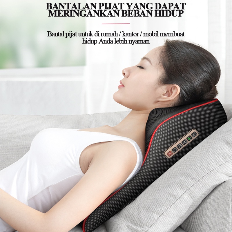 Pijat tulang belakang lumbar dan leher/pinggang dan bahu/pijat tubuh multifungsi/pijat mobil/Bantal Pijat / Alat Pijat Punggung / Bantal Pijat Elektrik SURPABAYA