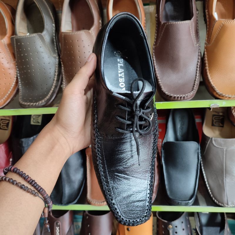 SEPATU PANTOFEL PRIA TERBARU SEPATU KULIT SEPATU PANTOFEL PRIA SEPATU PLAYBOY ORIGINAL SEPATU KULIT