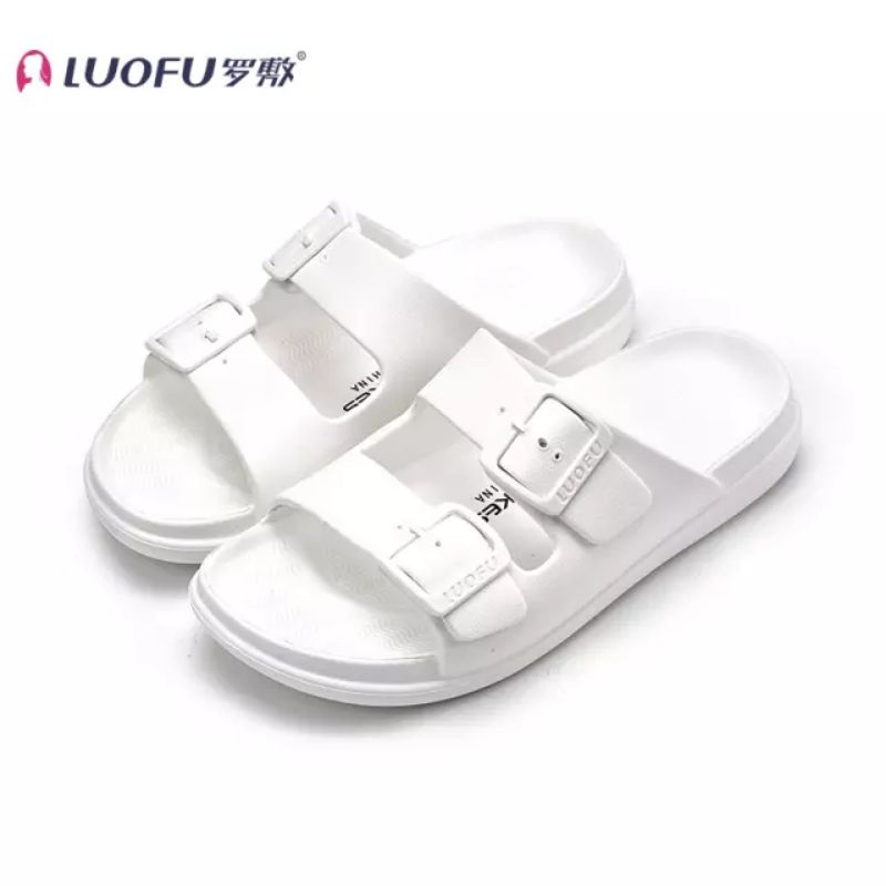 sendal,karet,wanita,Loufu,Ban,2,gesper Slop/kokop