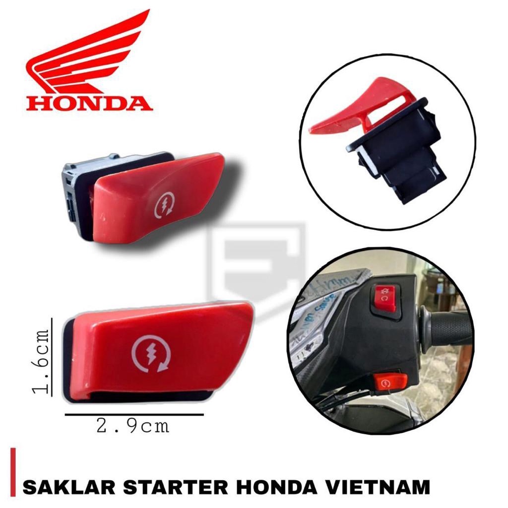 TOMBOL SAKLAR ENGINE STATER IDLING STOP VIETNAM VARIO 125 150 BEAT ORIGINAL IMPORT vario beat scoopy spacy supra kharisma revo blade cs1 pcx adv dll import vietnam