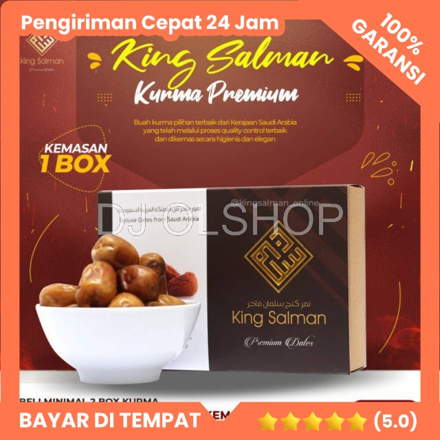 

[BISA COD] Kurma King Salman - Premium/VIP (1Box) Fresh 2022