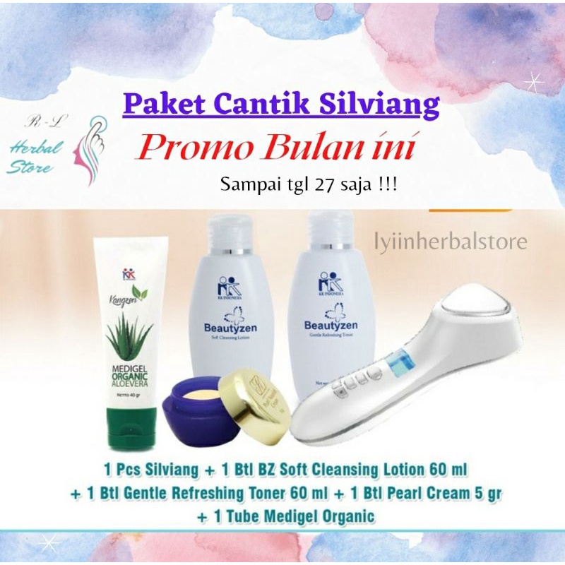 Paket Cantik Silviang | Pearl Nourish cream | KK INDONESIA | 100% Original