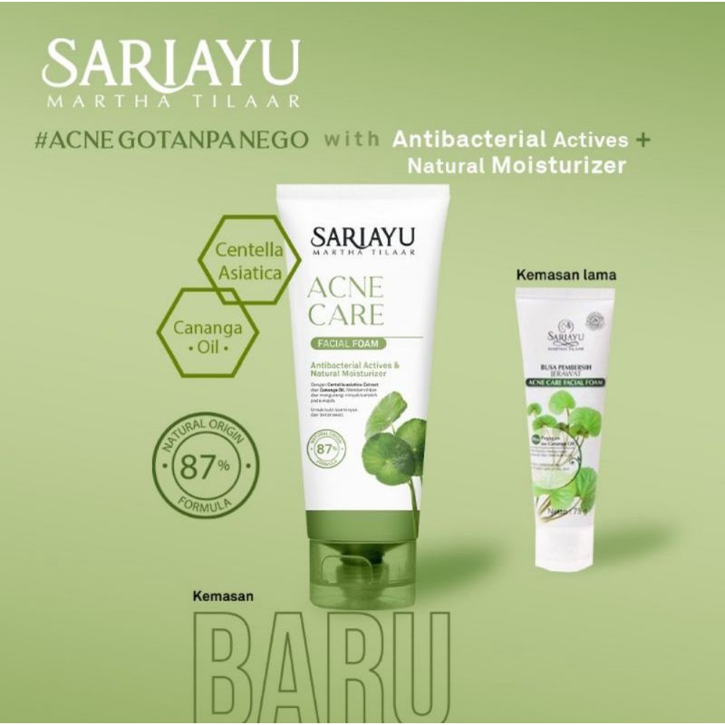 Sariayu facial foam 75g