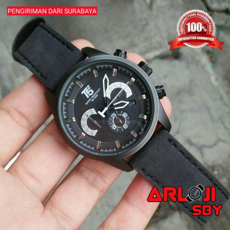 Jam tangan pria T5 H3661 chrono sport original tahan air