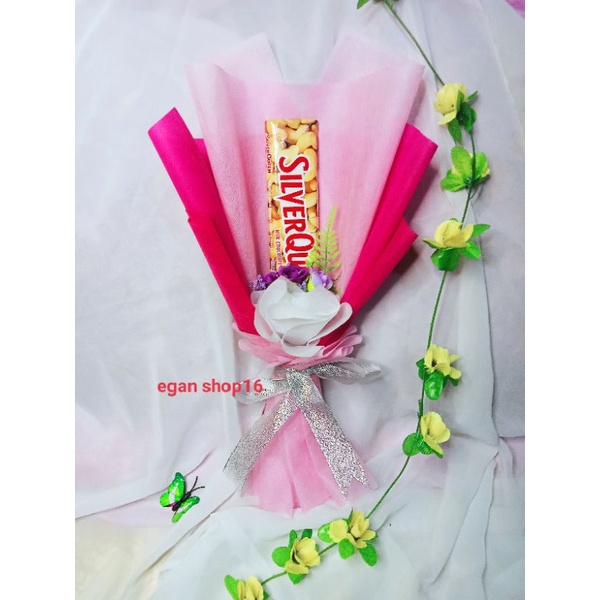 

PROMO! Buket coklat / Silverqueen / buket snack / hadiah wisuda / snack bouquet / kado wisuda / kado valentine / buket silverqueen / hadiah ulangtahun