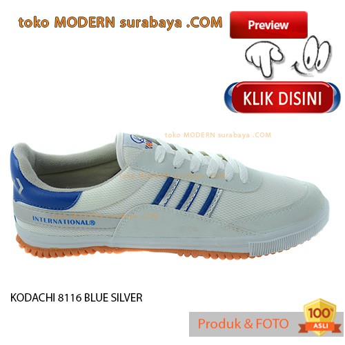 KODACHI 8116 BLUE SILVER Sepatu Kets Olah Raga Badminton