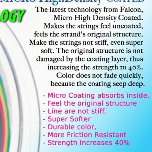 ✼ senar PE X8 FALCON ZERO STRETCH BRAIDED PE - PE 1.0 ✬