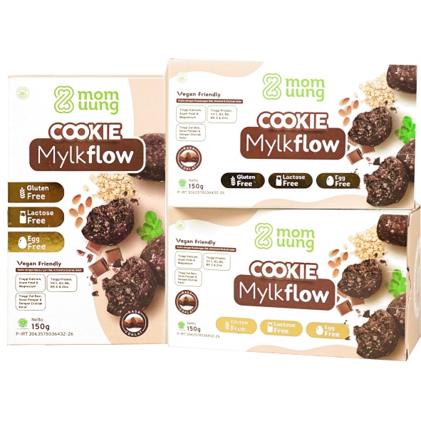 Mom Uung Cookie Mylk Flow - Cookies Sehat Cokelat Pelancar ASI