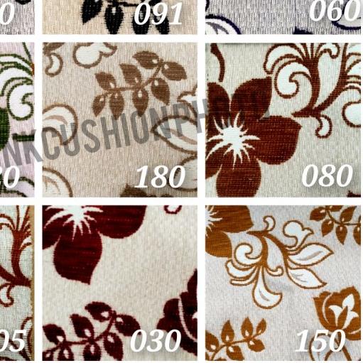 ♪ KAIN ATEJA MOTIF BUNGA KLASIK (SOFA / MEUBEL / JOK / KURSI) - DHIREN ☏