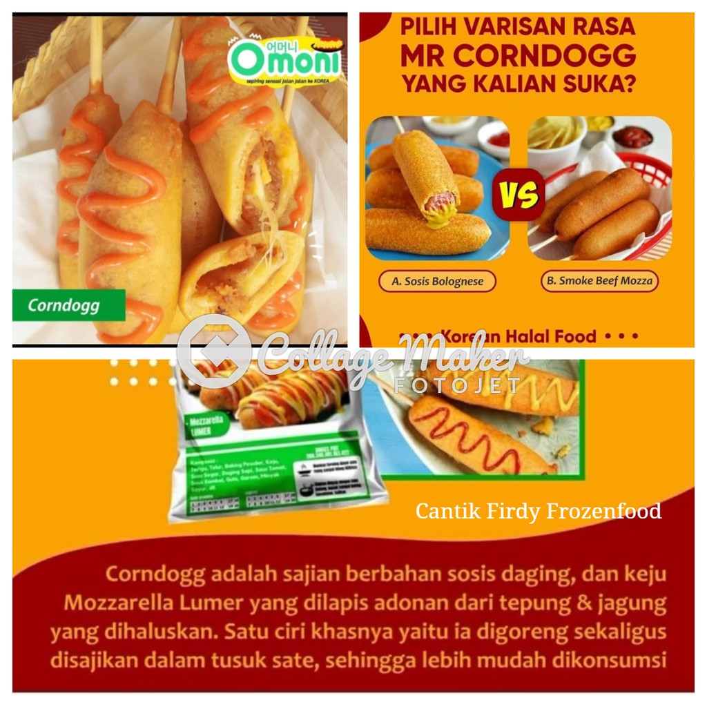 CORNDOG by Omoni 500gram