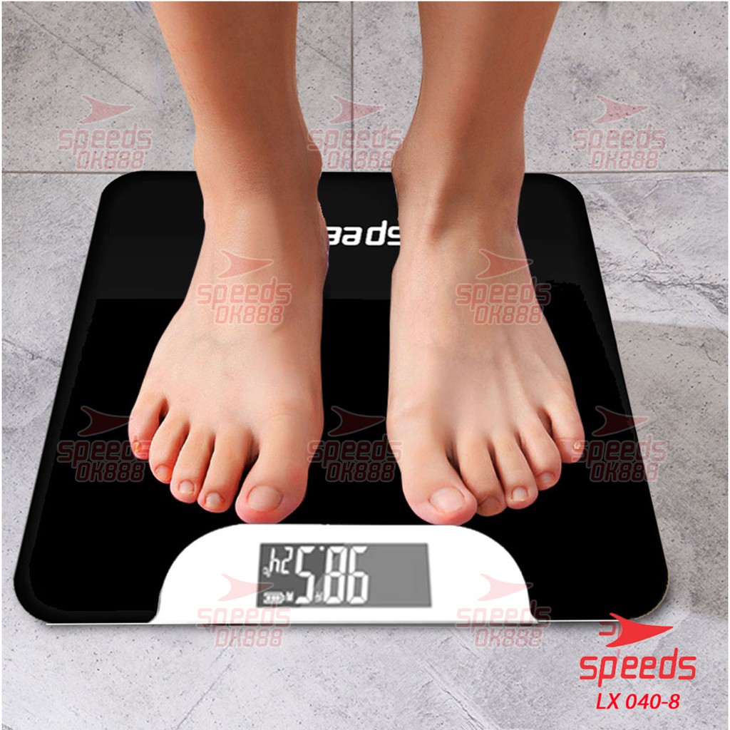 speeds timbangan badan digital 180kg scale kaca berat original 040 8