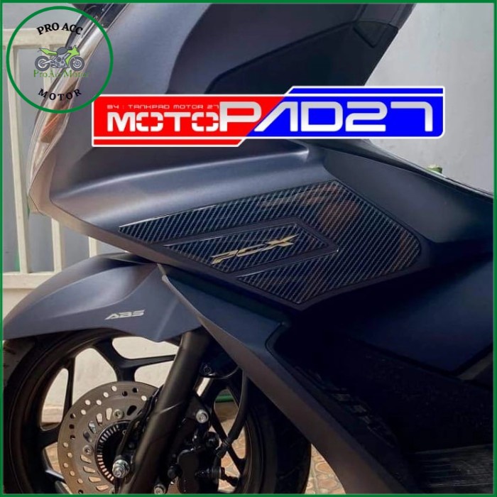 stiker sticker body samping NEW PCX 160 RESIN PREMIO - Hitam