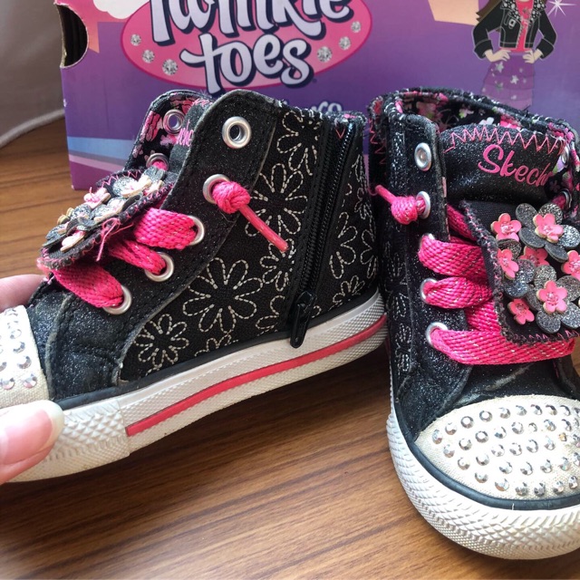 Skechers kids , sepatu anak sneaker semi boots