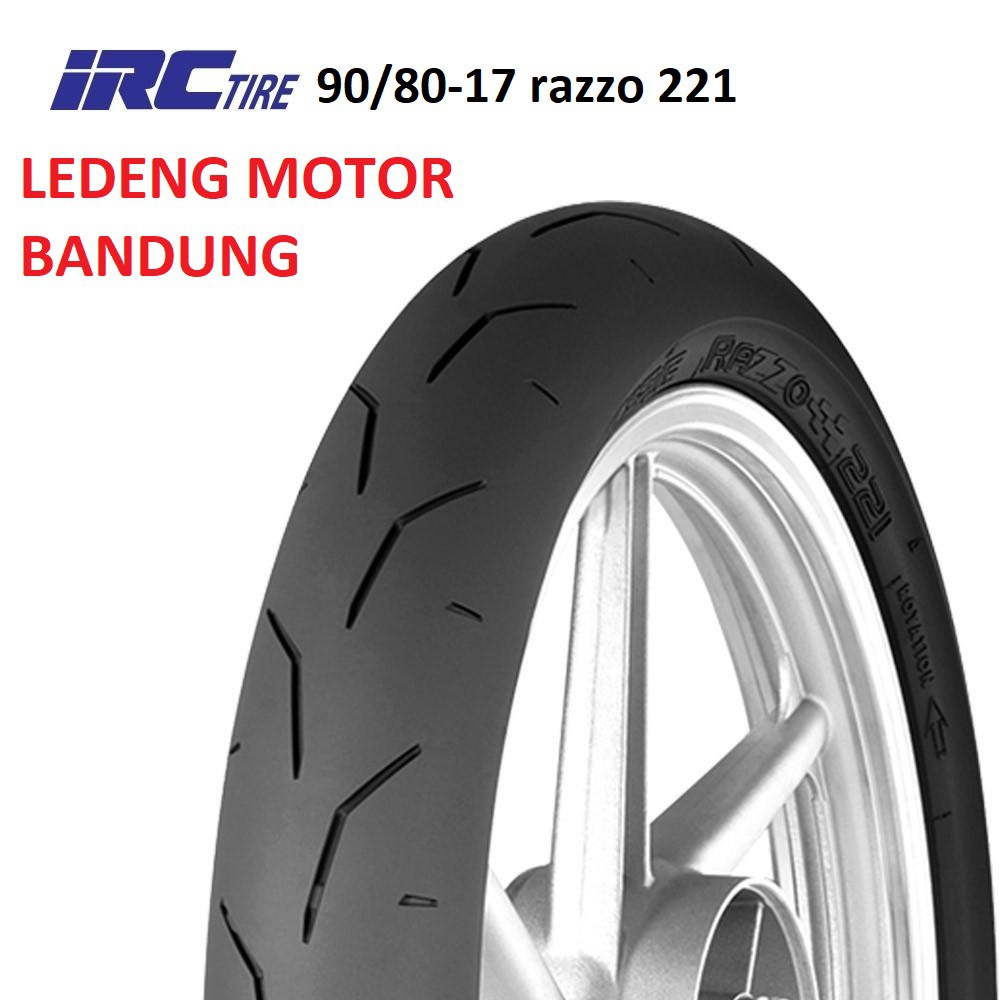 IRC 90/80-17 Razzo 221 Ban Motor Balap Racing Soft Compound