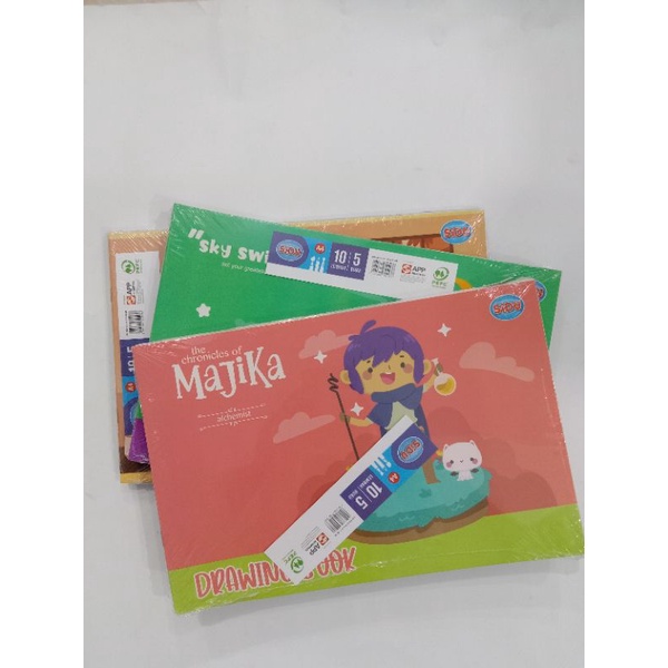 

[ 1 Pack/ isi 5 pcs ] Buku gambar SIDU A4