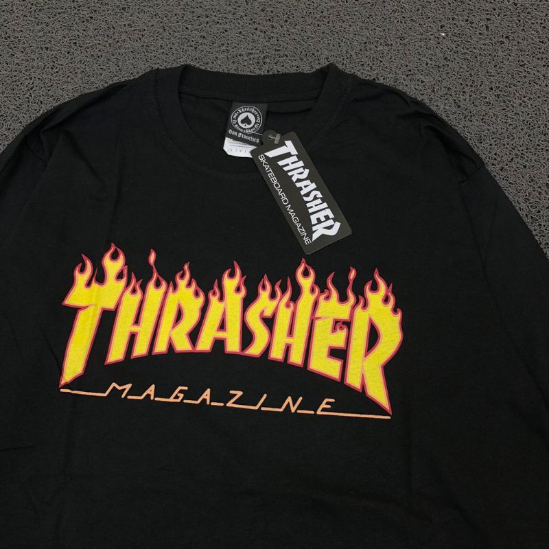 KAOS PANJANG THRASHER HIGH QUALITY HYPE FASHION PRIA