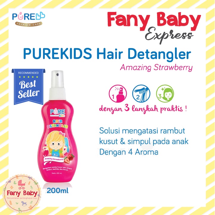 PURE KIDS HAIR DETANGLER FOR KIDS 200ML