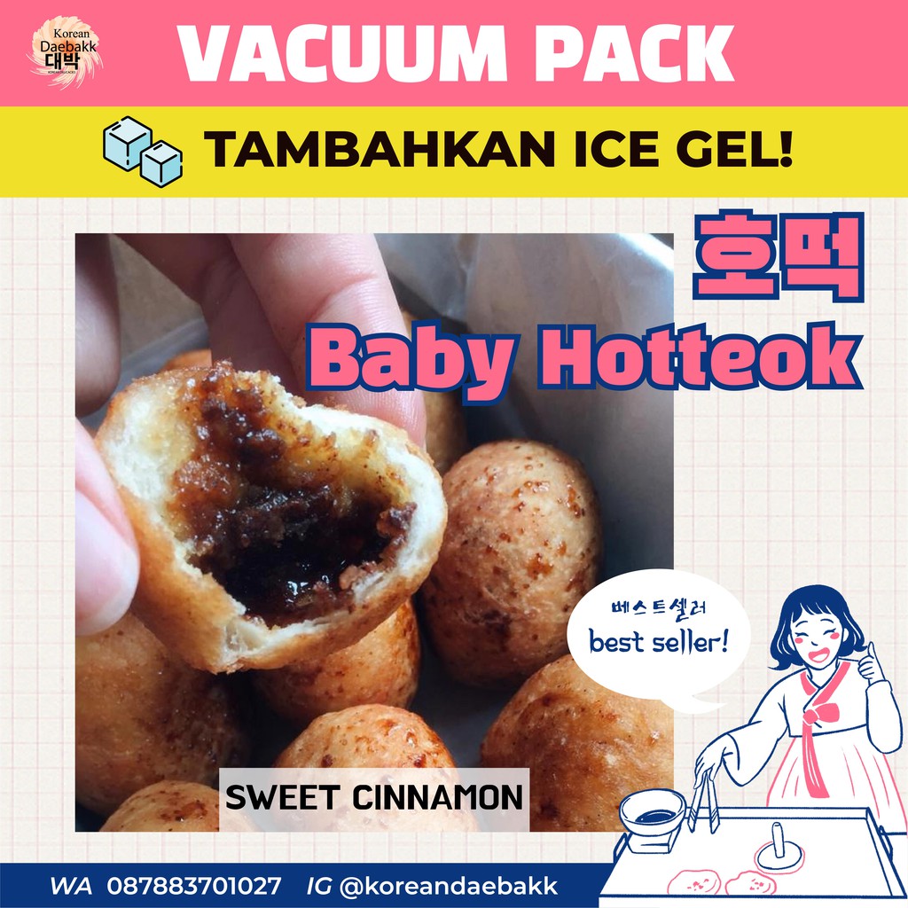 

Hotteok Baby Original Vacuum Pack Frozen
