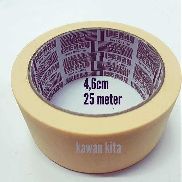 

Solasi kertas selotip kertas masking tape 4,6 cm perekat murah
