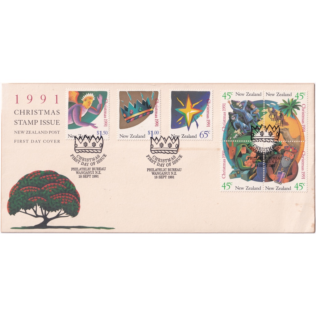 

Prangko New Zealand 1991 - Christmas Cover