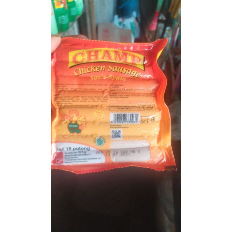 

Sosis ayam champ 1bungkus