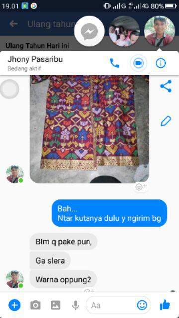 Sarimbit/ Couple Batik Rok N Blus Span Pendek Wanita Narita Prodo Maroon