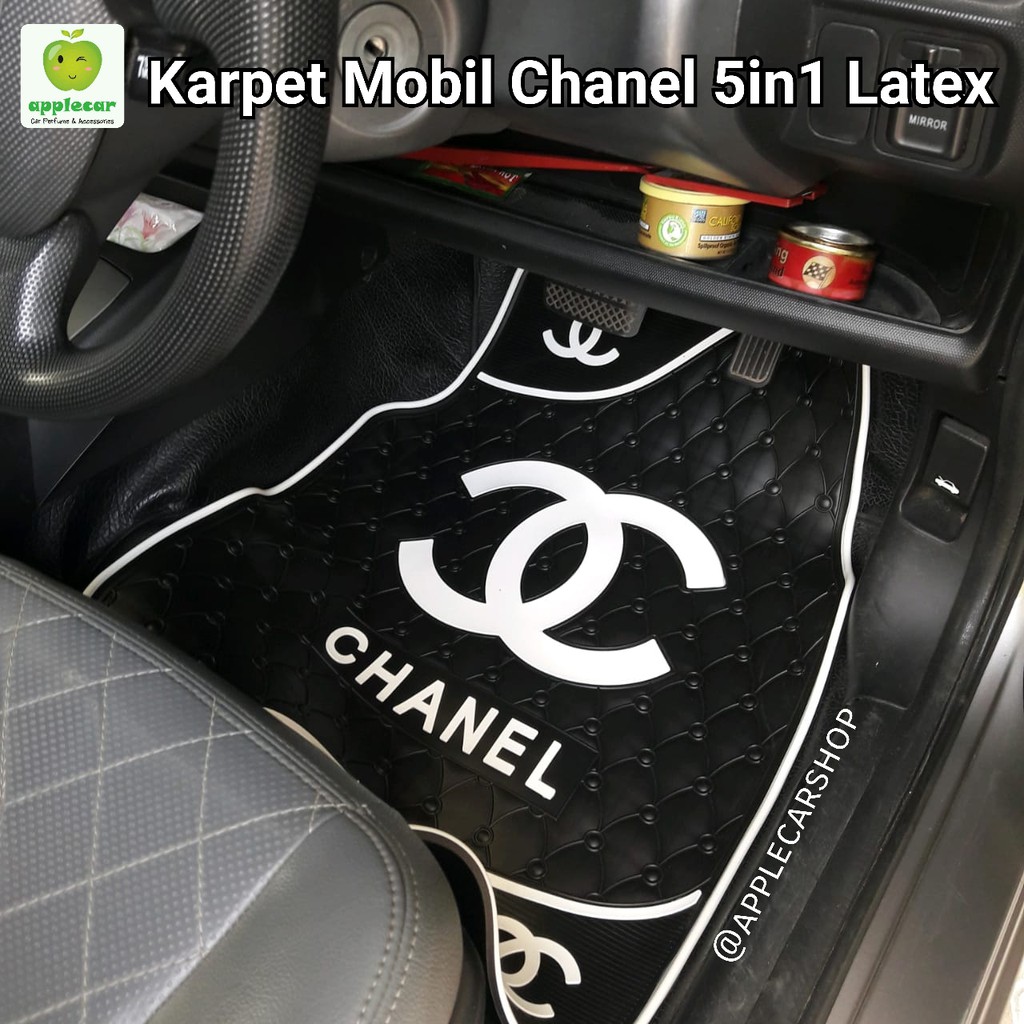 karpet mobil Chanel Hitam 5in1