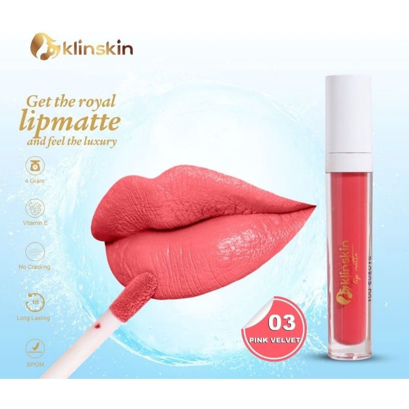 ✨ AKU MURAH ✨LIPMATTE KLINSKIN ORIGINAL BPOM