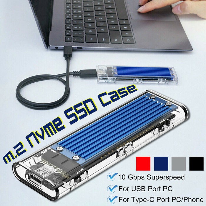 ORICO TCM2-C3 M2 NVMe M.2 SSD Enclosure (10Gbps)