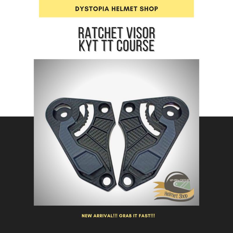 Rachet KYT TT Course Ratchet Visor KYT TT Course Original Parts