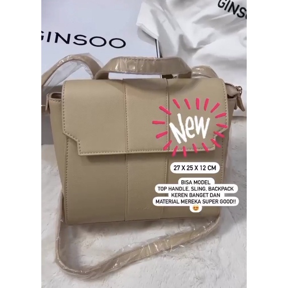 Tas Ginsoo TOP HANDLE, SLING, BACKPACK