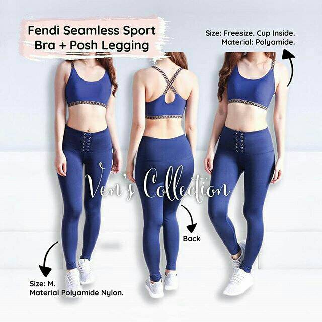 FENDI SPORT BRA + POSH LEGGING