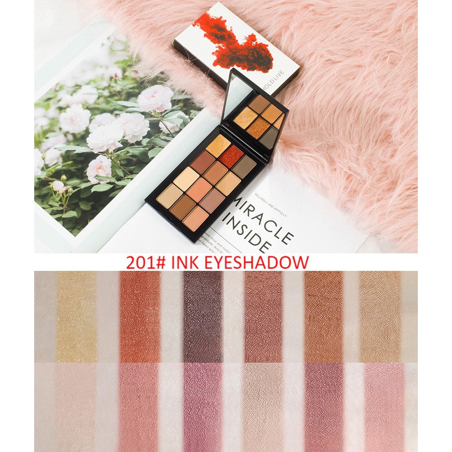 HOLD LIVE 12 Colors Ink Eyeshadow &amp; Red Maple Velvet Eyeshadow