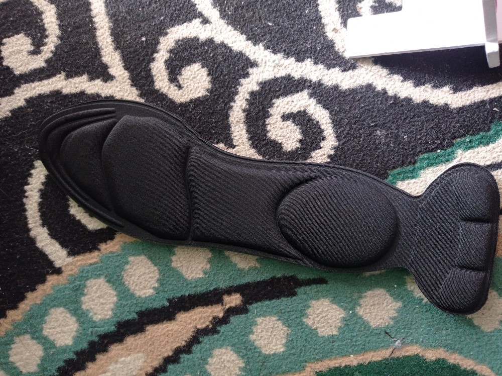 [daily Use] - Insole Pad Alas Kaki Wanita High Heels Breathable Anti Slip 1 Pair - 169d - Black