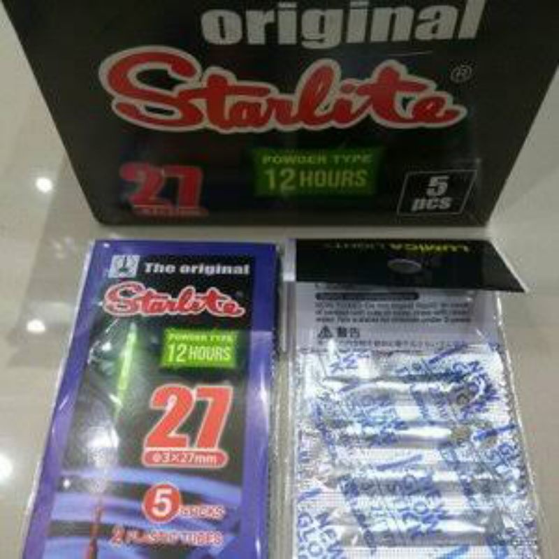 starlite / fosfor pancing lumica original. starlight mancing. light stick pemancing